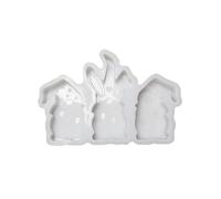 Molde de silicona resistente para colgar gnomos para hacer adornos navideños únicos y decoraciones del hogar