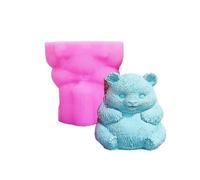 Molde de silicona resistente personalizable con forma de pandas para hacer tu propia maceta para decoración del hogar y la oficina, molde de castas de resina