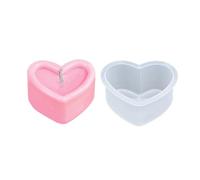 Molde de silicona reutilizable para dulces con formas de postre de corazón, moldes para hornear fiestas, arte de resina, herramientas de Chocolate, molde de silicona