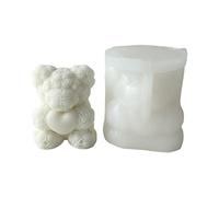 Molde de silicona reutilizable y antiadherente para hacer velas, hornear, manualidades. Silicona de grado alimenticio, sin BPA, ideal para entusiastas del bricolaje, hogar