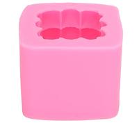 Molde de Silicona Rosa, Flexible y Duradero, 7.5x7.5x6 cm - Material Premium Antiadherente, Alta Resistencia al Calor, Para Repostería y Manualidades