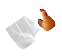 Molde de silicona seguro con textura de gallina, herramientas para manualidades de vacaciones, molde de liberación rápida para chocolate