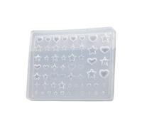 Molde de silicona suave con varios patrones para uñas de salón de belleza