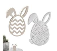 Molde de silicona suave para huevos de Pascua, decoración del hogar, lindos moldes de conejito de Pascua, molde para tartas de vacaciones para fiestas de Pascua