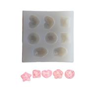 Molde de silicona transparente con patrón de piedras preciosas para manualidades, molde para hacer colgantes, molde único para los amantes de la creación de joyas