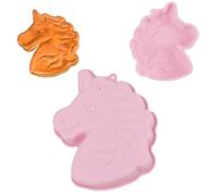 Molde de Silicona Unicornio 3D para Pastel, Molde Para Hornear De Unicornio en Rosa, Flexible y Antiadherente para Tartas, Chocolate y Gelatina - Ideal para Fiestas Infantiles y Cumpleaños Mágicos