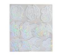 Molde de silicona versátil con colgante de dragón para joyería, resina epoxi para manualidades, kits de moldes de silicona para resina epoxi