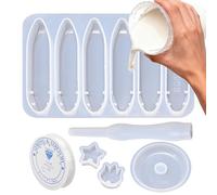 Molde de silicona | Versátil y fácil de resolver | Forma de fabricación de posavasos caseros - Para posavasos de y soporte para ollas de yeso de resina de cemento