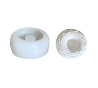 Molde de soporte redondo que no se pega compatible con cemento de resina de hormigón para adornos, manualidades, molde de silicona para regalos