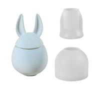 Molde de tarro de silicona, molde de tarro con tapa | Tarro de resina de conejo de Pascua moldes de silicona con tapa | China Creativo creativo escritorio para escribir