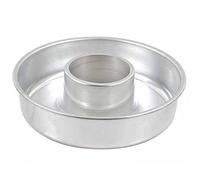 Molde de tipo rollo de aluminio, molde rosca, molde corona, para tarta o bizcocho, 25 cm