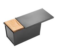 Molde de tostadas de pan - hojalata con tapa | Pan de de resistente al calor | Box de tostada de aleación de aluminio | Horneado antiadherente para hornear sándwich horneado en hornos