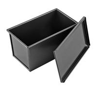Molde de tostadas de pan - hojalata con tapa | Pan de de resistente al calor | Box de tostada de aleación de aluminio | Horneado antiadherente para hornear sándwich horneado en hornos