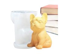 Molde de vela - 3D gato cachorro perfumado silicona molde | Yeso de animales decoración del hogar Decoración, vela suministros animales artesanía