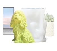 Molde De Vela De Animales - Molde De Silicona Para Perros De Chat 3D | Hacer Candle Wax Puppy Chaton | Vela De Decoración De Moldes Creativos | Aromaterapia Vel De Bricolaje | Accesorio De Artesa
