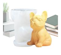 Molde De Vela De Animales - Molde De Silicona Para Perros De Chat 3D | Hacer Candle Wax Puppy Chaton | Vela De Decoración De Moldes Creativos | Aromaterapia Vel De Bricolaje | Accesorio De Artesa