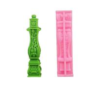 Molde de vela de columna romana, molde de silicona, hecho a mano, perfumado, moldes de resina para decoración de pasteles