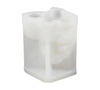 Molde de vela de conejo de Pascua - Herramienta de fabricación de huevos de Pascua - Molde de silicona para yeso aromaterapia, se puede utilizar para jabón de resina yeso, arcilla, de