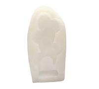 Molde de vela de corazón de amor, molde de silicona de cinco pilares de corazones, fabricación de gelatina de pudín DIY