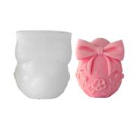 Molde de vela de huevo de Pascua de silicona, juego de manualidades para velas perfumadas y figuras de yeso, idea para decoración de Pascua en estilo rústico, forma flexible para piedras, juego