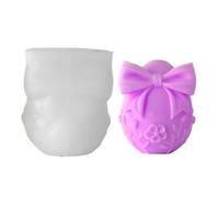 Molde de vela de huevo de Pascua, molde de silicona para velas de aromaterapia, moldes de navideño, para aromaterapia, yeso, hogar, granja, , familia, amigos