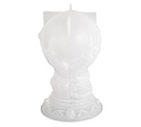 Molde de vela de mano, vela de pilar M, molde de velas de bruja, velas de fundición a mano, lámpara fantasma de Halloween, cera y moldes creativos, fundición de resina de bruja, diseño de brazos 3D