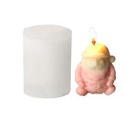 Molde de vela de Navidad, moldes de silicona para arcilla - Molde de vela de Navidad antiadherente, moldes de silicona para santa clausura,Moldes de velas de vacaciones de silicona, moldes de cera de