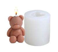 Molde De Vela De Os-o, Adorable Molde De Os-o, Mo-lde De Silicona De O-so Lindo 3D, Mo-ldes Para Velas Aromáticas, Decoración Del Hogar, Manualidades De Resina