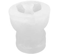 Molde de vela de oso molde de silicona reutilizable con forma de Animal para pastel para dulces y chocolate