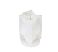 Molde de vela de silicona de oso de dibujos animados, flexible y reutilizable, portátil para fiestas domésticas y actividades artesanales, molde de silicona flexible
