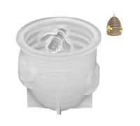 Molde de vela de silicona de panal de varios estilos, molde de yeso de resina de jabón, juego de fabricación de pasteles de chocolate con nido de abejas, moldes de silicona para decoración del