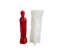 Molde de vela de silicona - Masculino | Figura de 2 Piezas Herramientas de Fundición Boda Fiesta de Cumpleaños Decoración Artesanía para Recepción de Iglesia Regalos para 9 Usos