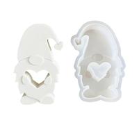 Molde de vela de silicona, molde de vela aromatherapy, Gnome Candle Molds, Soy Wax Candle Mold, Soap Making Mold, Decorative Gnome Molds, Dwarf Candle Making Mold for Soy Wax and Aromatherapy