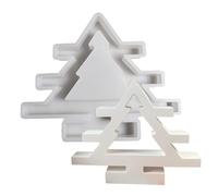 Molde de vela de té, hecho a mano, diseño de árbol de silicona, moldes de silicona para portavelas, para cumpleaños, otoño, vacaciones, hacer proyectos de Navidad para el hogar