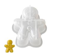 Molde de vela de temporada para proyectos de casa de vacaciones, forma de silicona 3D reutilizable con cavidades elevadas y decoración de cera atractivo molde de vela navideña cera de Navidad forma de