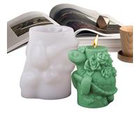 Molde de vela de tortuga, molde de adorno de piedra difusor de suculentas, molde de resina animal 3D, molde de cera de tortuga de silicona, molde de arcilla hecho a mano, herramienta decorativa para