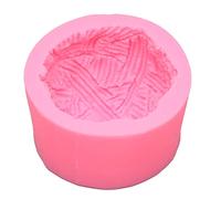 Molde de vela de yeso para aromaterapia, molde de silicona para mousse de chocolate, decoración de pastel de bola de lana 3D, antiadherente, fácil liberación, herramienta multiusos para hornear
