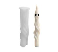 Molde De Vela En Espiral,Forma De Silicona 3D Fantasma Espiral - Artesanía De Fácil Desmoldeo,Decoración Hogar, Apartamento, Repisa Chimenea, Mesa