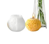 Molde de vela en forma de colmena - Liberación fácil, reutilizable | Moldes de moldeo de velas pilar de colmena | Adultos Principiantes Profesionales Niños Niñas Hogar Escuela Estudio Gathering Party