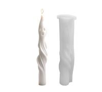 Molde de vela fantasma de Halloween en espiral 3D de silicona, molde de fundición de velas, para casa, apartamento, vacaciones, reuniones, , repisas de chimenea, chimenea y mesas de comedor