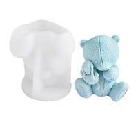 Molde de vela - Molde de vela de oso, molde para oso Molde de vela de oso | Molde de silicona para bebidas, helado, café, cóctel, dulces, jabón, vela, chocolate, regalo de fiesta de navidad