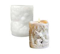 Molde de velas de pilar - Molde decorativo reutilizable,Molde de silicona para hacer velas | para resina, arcilla, principiantes, avanzados, proyectos escolares