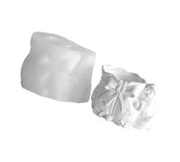 Molde de vertido de yeso que muestra el estilo de la bolsa de regalo | El cuerpo de silicona ofrece comodidad de fácil liberación durante la preparación festiva de la mesa de pasatiempos