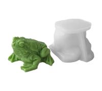Molde de yeso con base de vela, forma de portavelas de animales, joyería de silicona decorativa, prácticas de moho, herramienta de joyería práctica