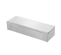 Molde Desmontable para Tartas, 30CM, Tapa De Acrílico | Laterales Extraíbles, Molde Rectangular con Bordes Desmontables, Borde Redondeado, para Pastelería