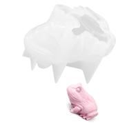 Molde detallado de sapos de Pascua con textura de silicona de grado alimenticio, artículo decorativo para hacer chocolate y proyectos de horneado, molde de vacaciones