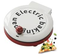 Molde eléctrico para hornear, 1000 W, calefacción de doble cara, horno portátil 4 en 1 para interiores, panqueques y tortillas, 8 pulgadas