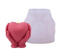 Molde En Forma De Corazón De Silicona, Flexible, Resistente A La Temperatura, Sin Peligro Para Los Alimentos, En Forma De Pastel Lindo | Moldes De Pastel Y Dulces De Jabón De Chocolate, Fournitur