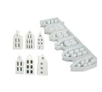 Molde en miniatura para decoración del hogar, silicona flexible, decoración del hogar, yeso, herramienta práctica para hacer joyas, hacer regalos