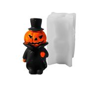 Molde epoxi fácil de desmoldar para decoración del hogar, Halloween, forma de calabaza, aromaterapia, herramienta de joyería, creación única de calabaza